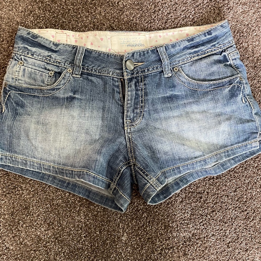 Maurices jean shorts.